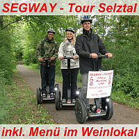 Segway-Tour Selztal inkl. Menü im Weinlokal