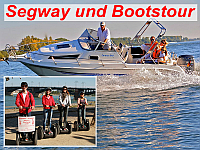 Segway und Bootstour Gutschein (für 4 Personen)